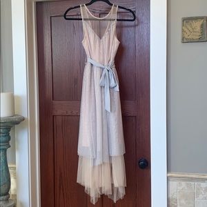 Lauren Conrad Tulle layered gown formal dress